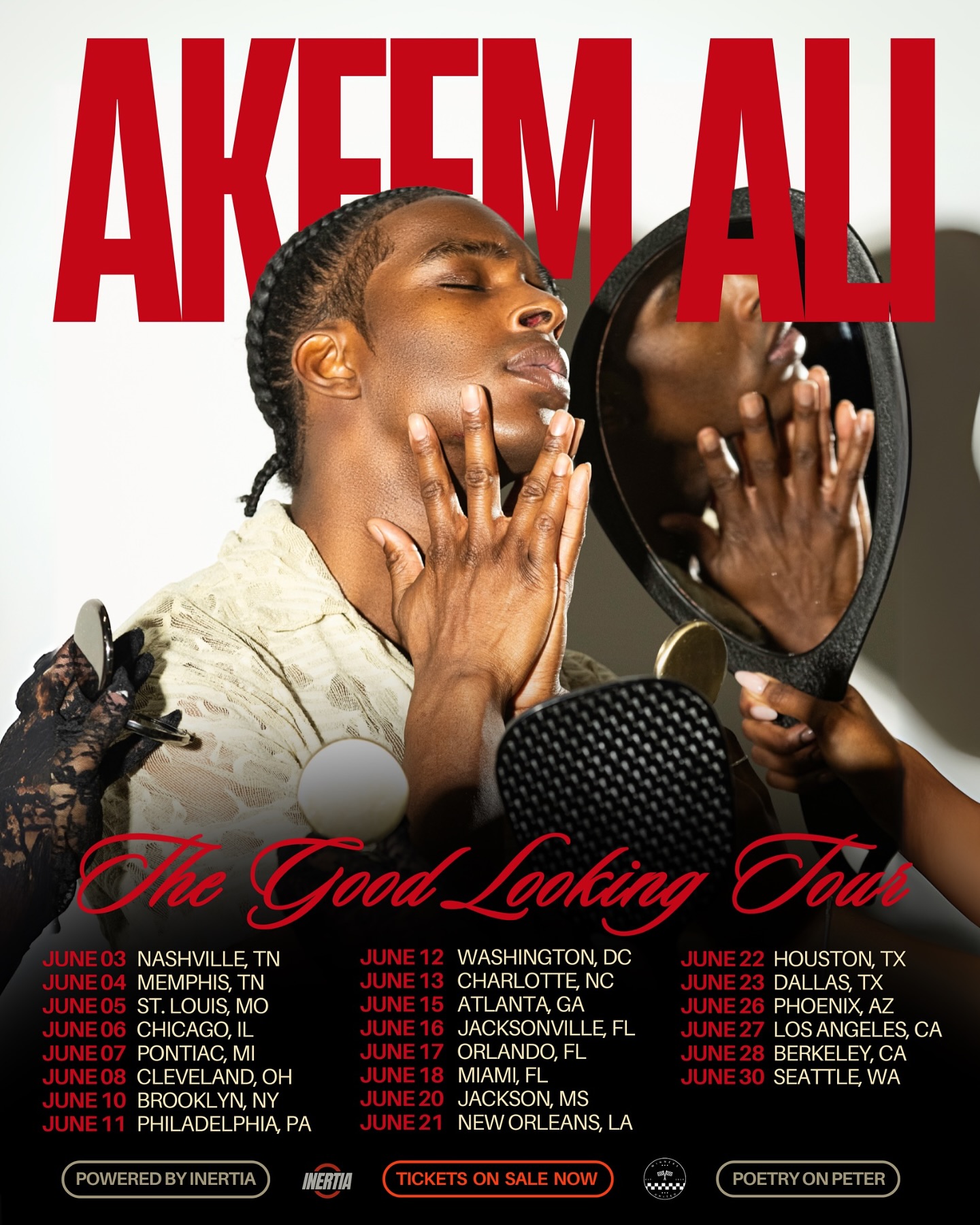 Akeem Ali The Good Looking Tour Poster 2026